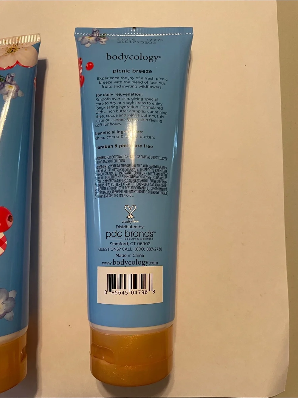 Bodycology Picnic Breeze Moisturizing Body Cream — X2 Bundle New
